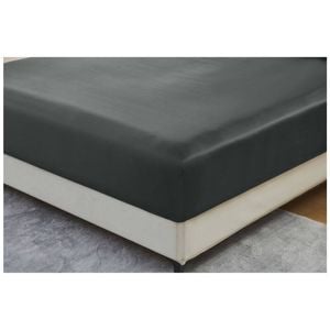 Grosvenor House 500TC Egyptian Cotton Fitted Bed Sheet Only Single Charcoal