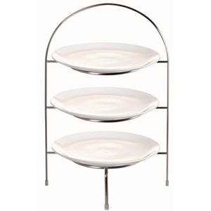 Olympia High Tea Stand Afternoon Tea Cake Display Serving Stand Plates Up To 210mm