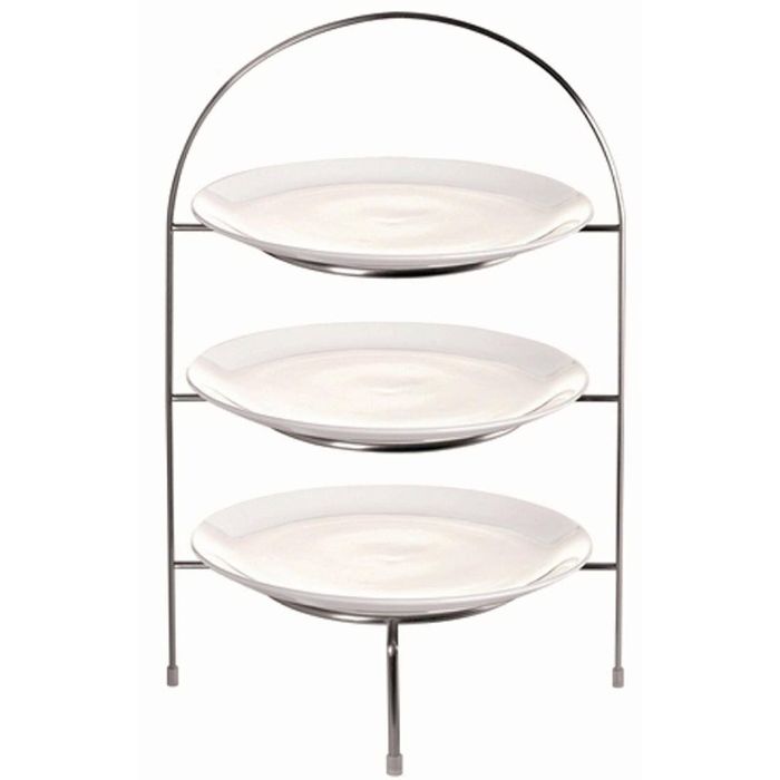 Olympia High Tea Stand Afternoon Tea Cake Display Serving Stand Plates Up To 210mm