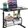 Relaxio Computer Desk Laptop Table With Wheel 80Cm