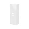 Lugna 2048 x 750 x 580mm White 5 Shelf Double Door Storage Cabinet