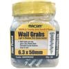 Macsim 50mm Wall Grab Anchor - 50 Pack