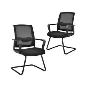 Costway 2pcs Mesh Office Chair Modern Computer Chairs Gaming Study Meeting Room