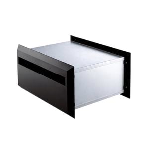 Sandleford 350mm Black Brickies Back Open Letterbox