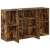 vidaXL Sideboard Smoked Oak Composite Wood Storage Cabinet Home Organiser