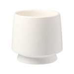 Northcote Pottery 17 x 16cm White Brodie Pot