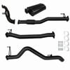 Ignite Exhausts Turbo Back For Holden Rg Colorado 2.8l 3" Cat & Muffler Black Aluminised Steel