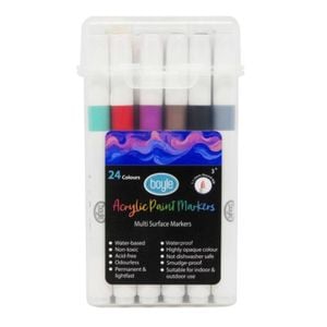 Boyle Acrylic Marker With Storage Case Reg 0162090 - 24 Pack