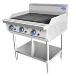 Cookrite LPG Gas 900mm Char Grill With Stand
