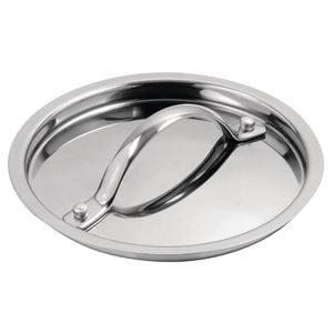 Vogue Tri-wall Saucepan Lid Stainless Steel And Aluminium 140mm Sku Y422