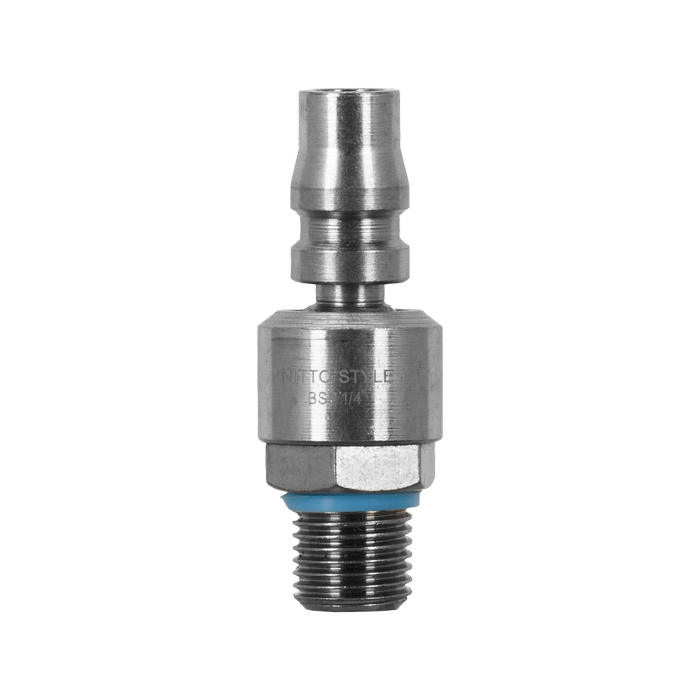 Powerfit Nitto Style 1/4" Male Swivel Coupler 
