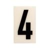 Sandleford 60 x 35mm 4 Black and White Self Adhesive Numeral
