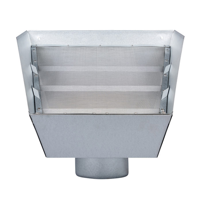 Rain Harvesting 150mm Zincalume Leaf Eater Commercial Rain Head