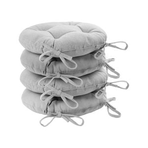Harbour Housewares Round Dining Chair Seat Cushions - Pack Of 4