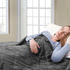 Dreamz 9 KG Anti-Anxiety Weighted Blanket Double Grey