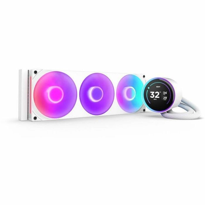 NZXT Kraken Elite 360 RGB Cooling Fan/Radiator/Pump, 2127.2 L/min Airflow