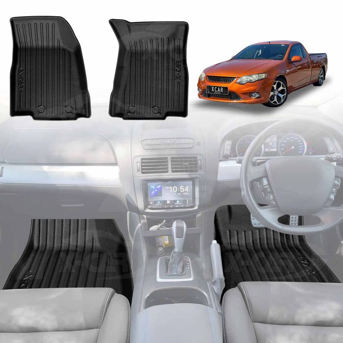 3d Floor Mats For Ford Falcon Ute Fg 2008-2016 All-weather Heavy Duty Customized Car Carpet Liners Full Set