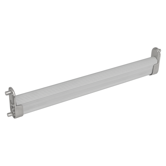 Lugna Silver Hanging Rail To Suit 1801-2400mm Built In Pack
