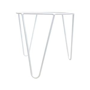 Brunnings 25cm White Meko Metal Plant Stand