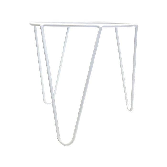 Brunnings 25cm White Meko Metal Plant Stand