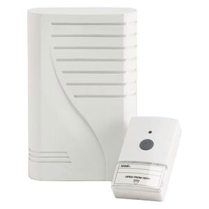 HPM Battery Operated Door Chime Long Range - White