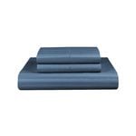 Dreamfields Single Ocean 1000TC Microfibre 1cm Stripe Soft Quilt Doona Duvet Cover Set