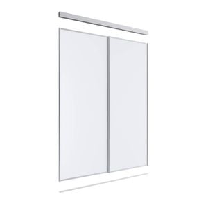 Lugna 2400 x 1201 - 1800mm Melamine Wardrobe 2 Door Package