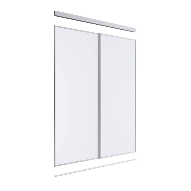 Lugna 2400 x 1201 - 1800mm Melamine Wardrobe 2 Door Package