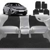 6D Diamond Car Floor Mats for Kia Cerato 2018-Current-Full Set-Black-Outback GT