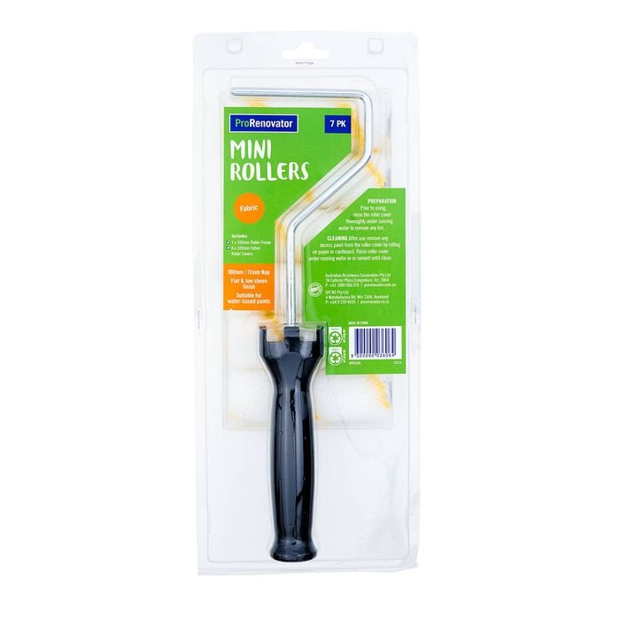 Pro Renovator 100/11mm Mini Roller Fabric Set - 7 Pack