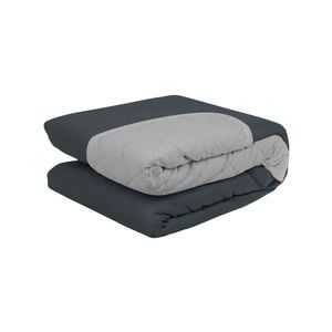 2PK York & Leisure Reversible 3 Seater Couch Cover - Grey