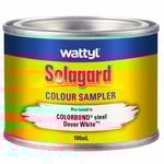 Wattyl Solagard 100ml Pre-tinted Dover White Low Sheen Colour Sampler