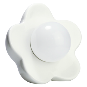 Arlec White Ceramic Flower Lamp