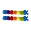 2PK Fringe Studio Don't Bug Me Catterpillar Plush Dog Toy Multicolour