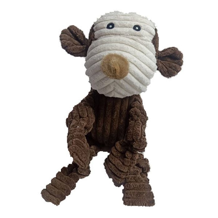 Paw Play 30cm Monkey Pet Chew Toy Plush w/ Squeaker