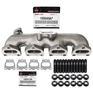 Genuine Exhaust Manifold, Gasket & Stud Kit For Mitsubishi Pajero 4m41 3.2l