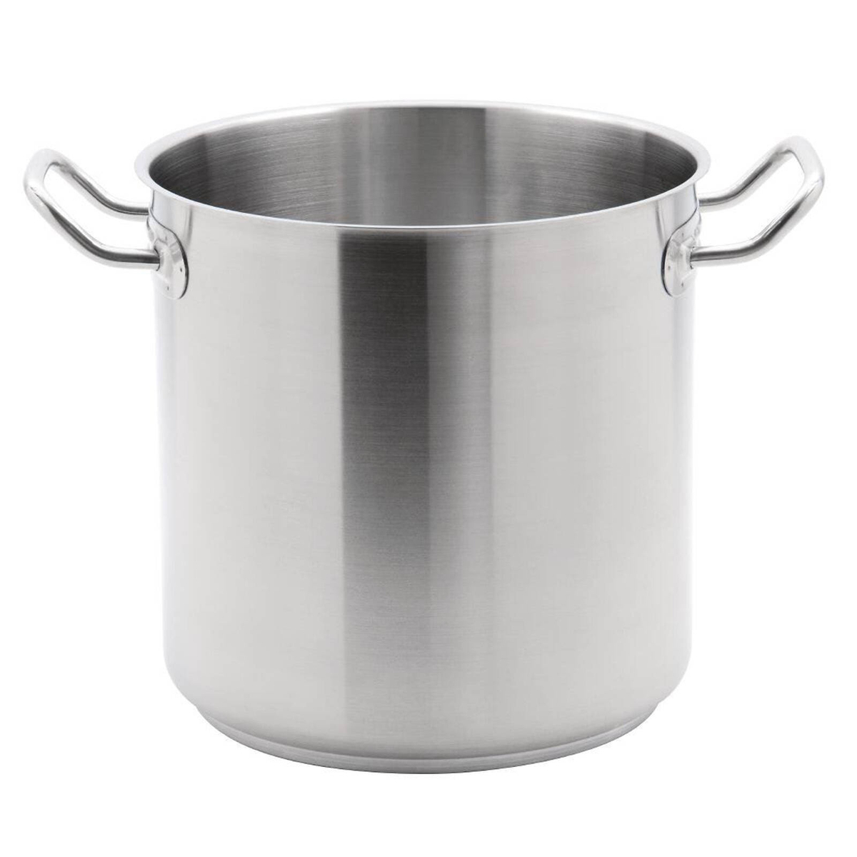 Vogue Stock Pot Stainless Steel Deep 300mm Commercial Kitchen Cookware ...
