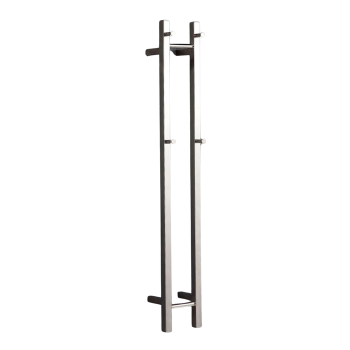 Hotwire 1200mm Stainless Steel Double Vertical Heated Towel Rail
