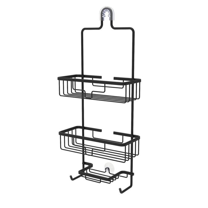 Evolve Lifewares Matte Black Rust Free Shower Caddy