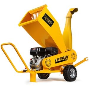 MICHIGAN 18HP 420cc Petrol Commercial Wood Chipper, Towable, Tree Mulcher - Ravenger 1950