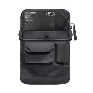 NNEOBA 2Pcs Car Seat Back Storage Bag Multi-Pocket Backseat Organizer Black