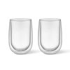 Baccarat Barista Café Set of 2 Double Wall Thermal Glass Tumblers 450ml