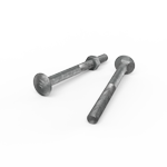 ZENITH M10 x 120mm Hot Dip Galvanised Cup Head Bolts & Nuts