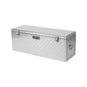 Rhino 1110 x 370 x 410mm Aluminium Checkerplate Tool Box