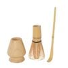 Leaf & Bean Byron Matcha Whisk 3 Piece Set Natural 6.2x6.2x7.5cm