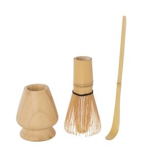 Leaf & Bean Byron Matcha Whisk 3 Piece Set Natural 6.2x6.2x7.5cm
