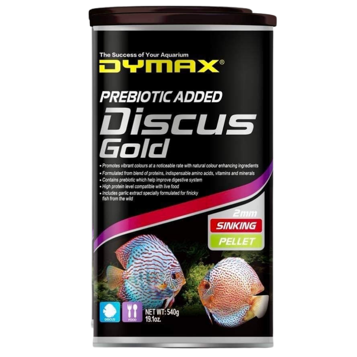 Dymax Discus Gold Sinking Pellets 540g (DM458)