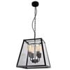 Creswick Vintage 4 Light Pendant Matt Black