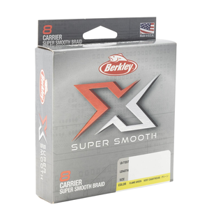 Berkley X Super Smooth x8 Braid Fishing Line 300m Flame Green 80lb (270m)
