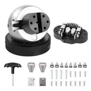 VEVOR Ball Vise 360°Rotation Engraving Block 35 PCS Attachment for Gemstone Inlay